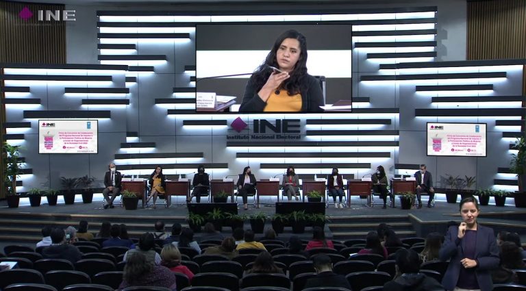 Firma de Convenios de Colaboración del Programa Nacional de Impulso a la Participación Política de Mujeres a través de Organizaciones de la Sociedad Civil 2022.