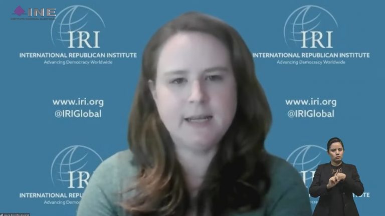 Laura Boyette-Álvarez, Subdirectora Regional del IRI para América Latina y el Caribe.