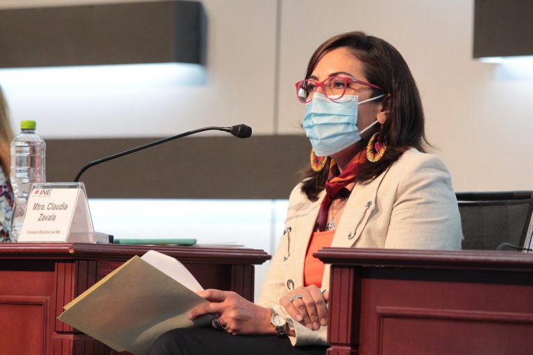 Claudia Zavala Pérez, Consejera Electoral del INE.