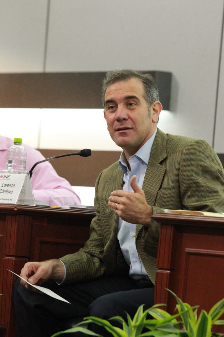 Lorenzo Córdova Vianello, Consejero Presidente del INE.