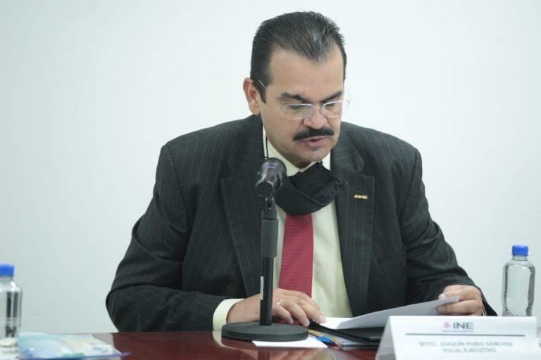 Joaquín Rubio Sánchez, Vocal Ejecutivo de la Junta Local del Estado de México.