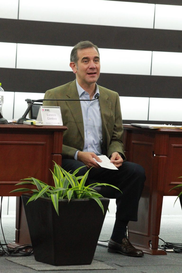 Lorenzo Córdova Vianello, Consejero Presidente del INE.