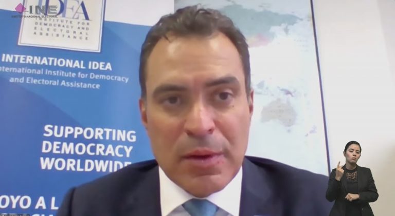 Kevin Casas, Secretario General de IDEA Internacional.