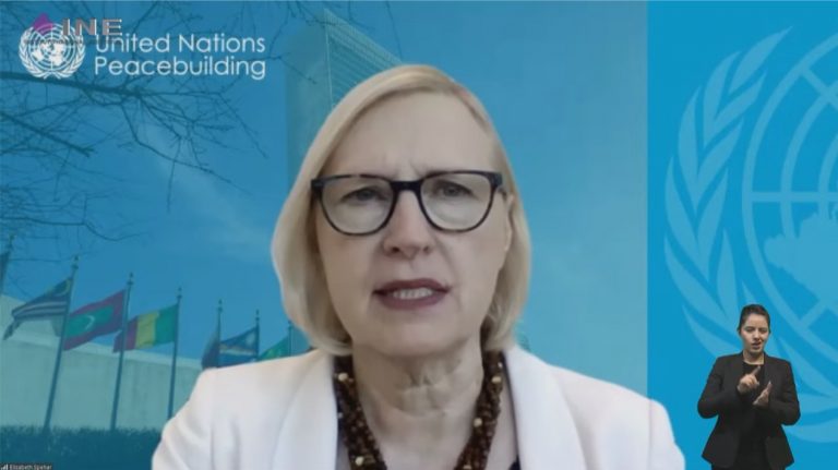Elizabeth Spehar, Secretaria General Adjunta para la Consolidación de la Paz de la ONU