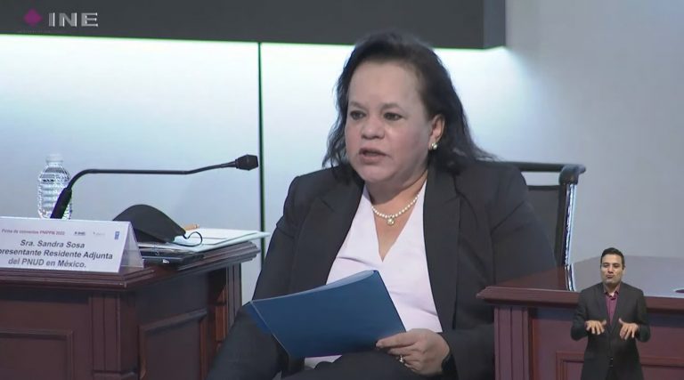 Sandra Sosa, Representante Residente Adjunta del PNUD.