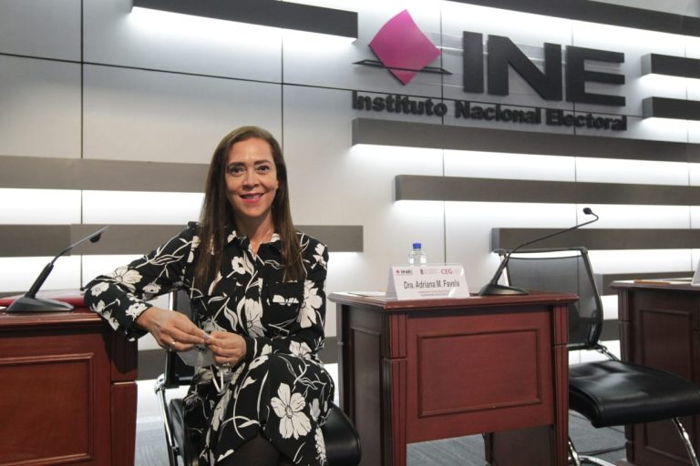 Adriana Favela Herrera, Consejera Electoral del INE.