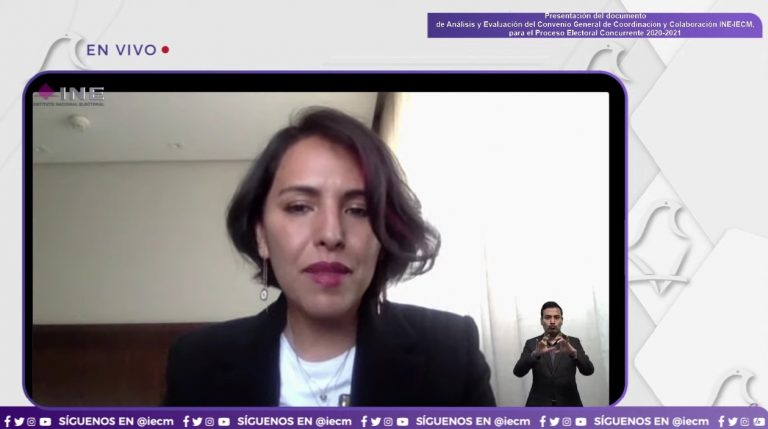 Erika Estrada Ruíz, Consejera Electoral del IECM.