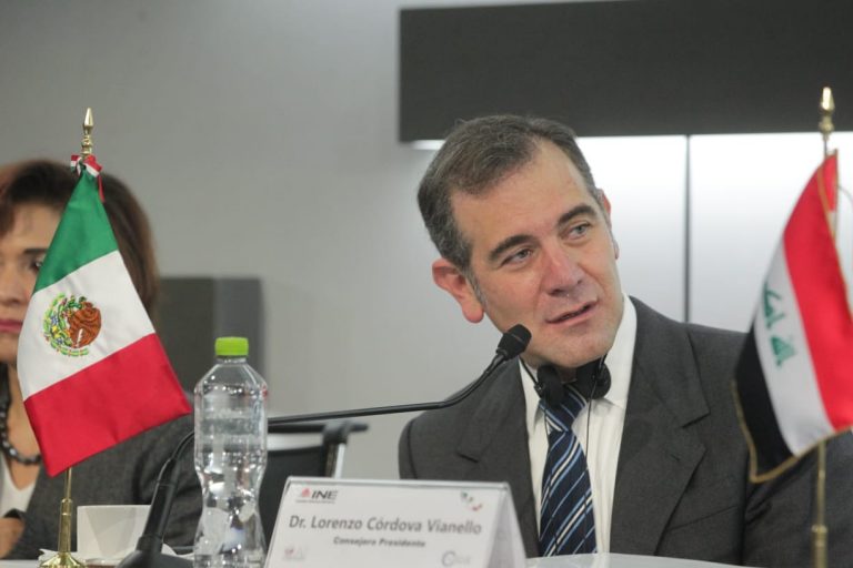 Lorenzo Córdova Vianello, Consejero Presidente del INE.