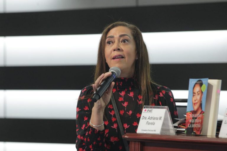 Adriana Favela Herrera, Consejera Electoral del INE.