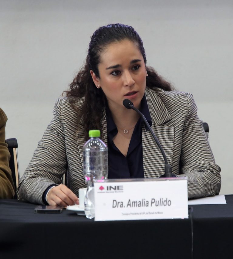 Amalia Pulido Consejera Presidenta del OPL del Estado de México.