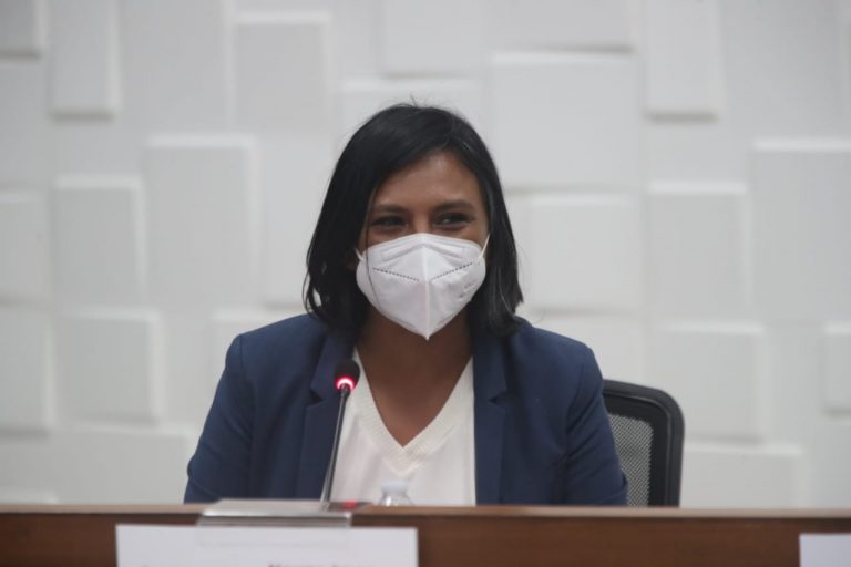 Norma Irene de la Cruz Magaña, Consejera Electoral en la reunión con el Consejo del Instituto Electoral de Coahuila.