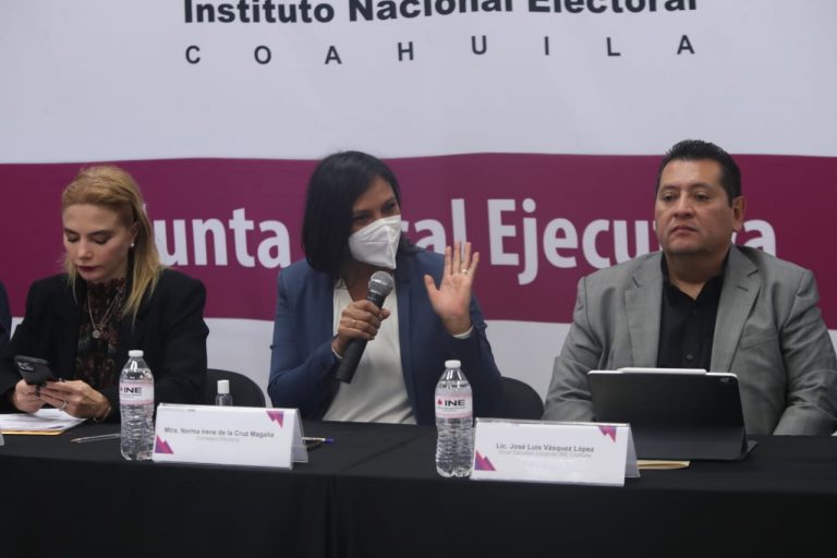 Reunión con la estructura del INE en el estado de Coahuila.