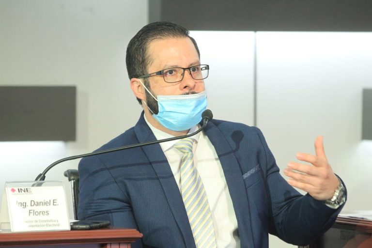Daniel Flores Góngora, Director de Estadística y Documentación Electoral.