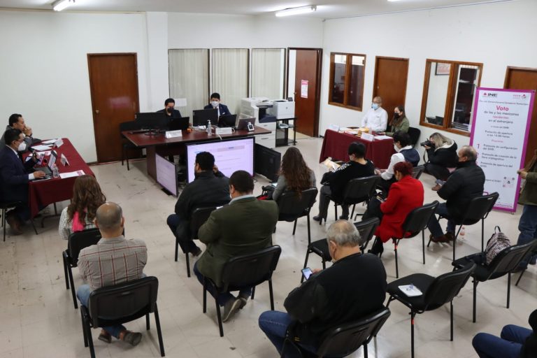 Recepciob del voto electrónico por internet desde el extranjero para la elección de una Senaduria en Tamaulipas