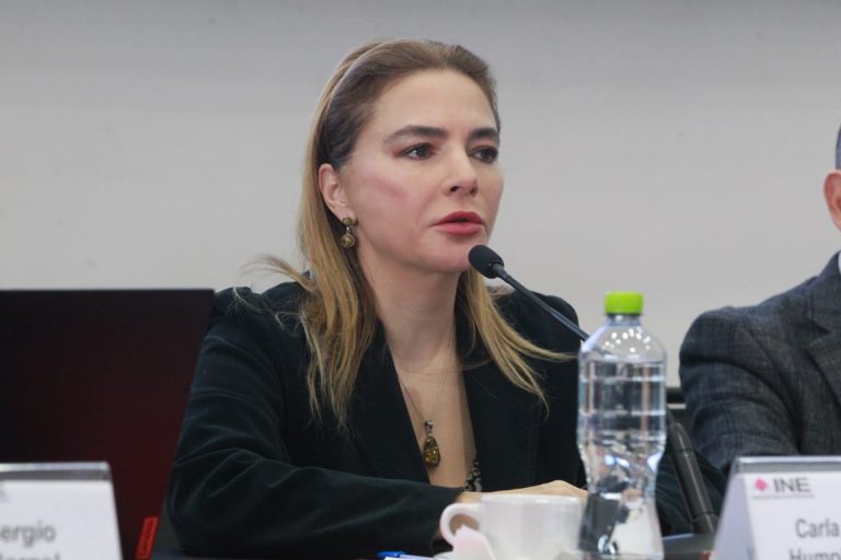 Carla Humphrey Jordan, Consejera Electoral y Presidenta de la Comisión de Organización Electoral.