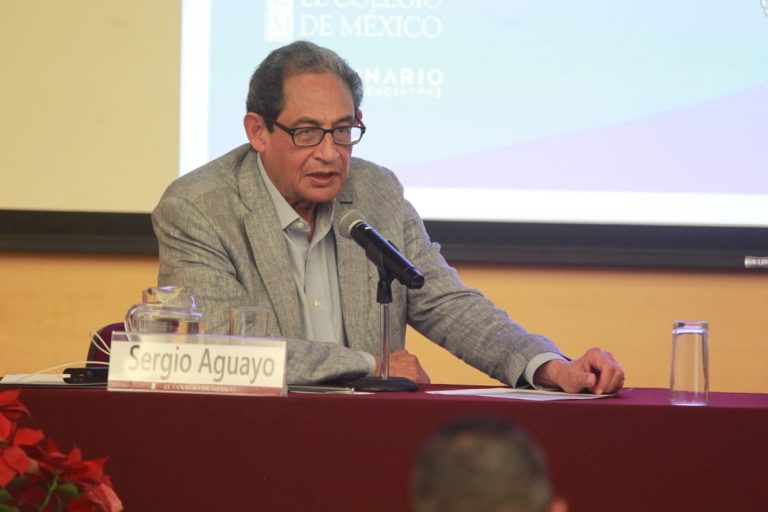 Sergio Aguayo, SVyP/Colmex.