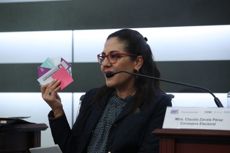 Claudia Zavala Pérez, Consejera Electoral.