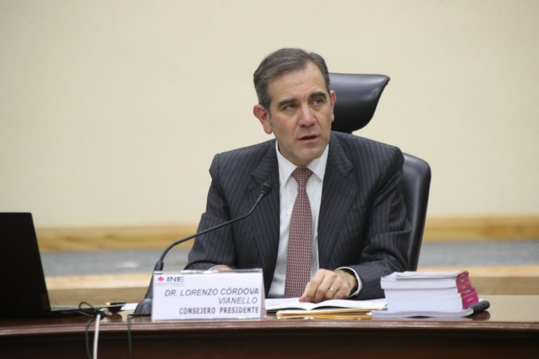 Lorenzo Córdova Vianello, Consejero Presidente.