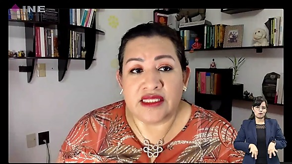 María Magdalena Villa Domínguez, Consejera Electoral del IEPC de Chiapas e integrante de la Comisión Permanente de Quejas y Denuncias.