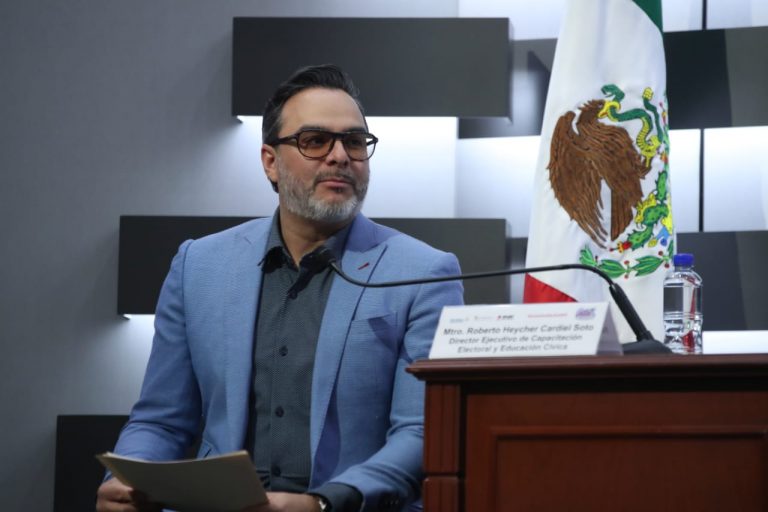 Roberto Heycher Cardiel Soto, Director Ejecutivo de Capacitación Electoral y Educación Cívica.