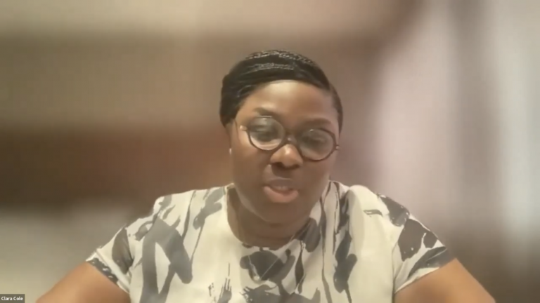 Clara Cole, Directora regional Africa (IFES).