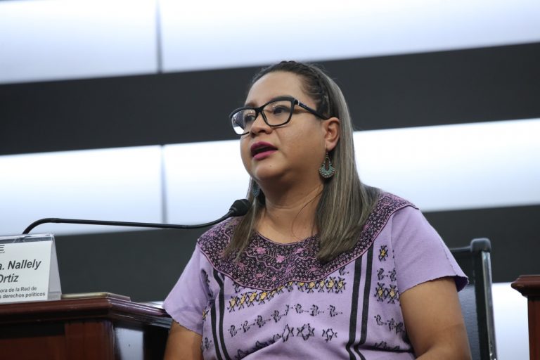 Nayelli Ortiz Jiménez, Cofundadora dela Reed de mujeres por los derechos políticos y la transparencia gubernamental.