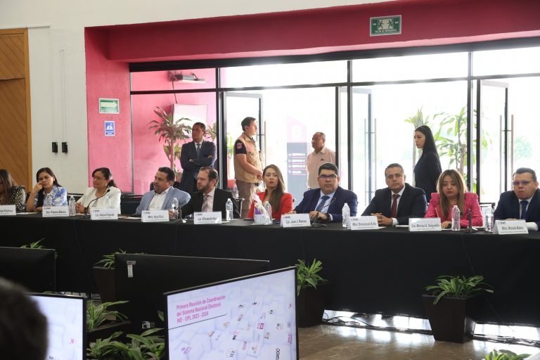 Primera Reunión de Coordinación del Sistema Nacional Electoral INE-OPL 2023-2024.