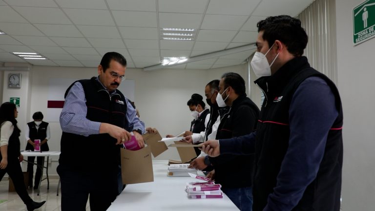 Integración de los Sobres Paquete Electoral de Seguridad para voto anticipado y en prisión preventiva para la elección de gubernaturas del Estado de México