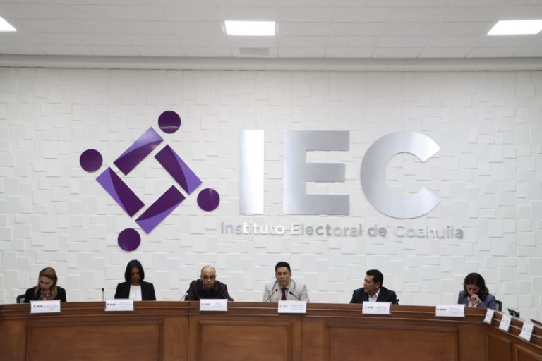 Reunión entre el Instituto Nacional Electoral y Instituto Electoral de Coahuila.