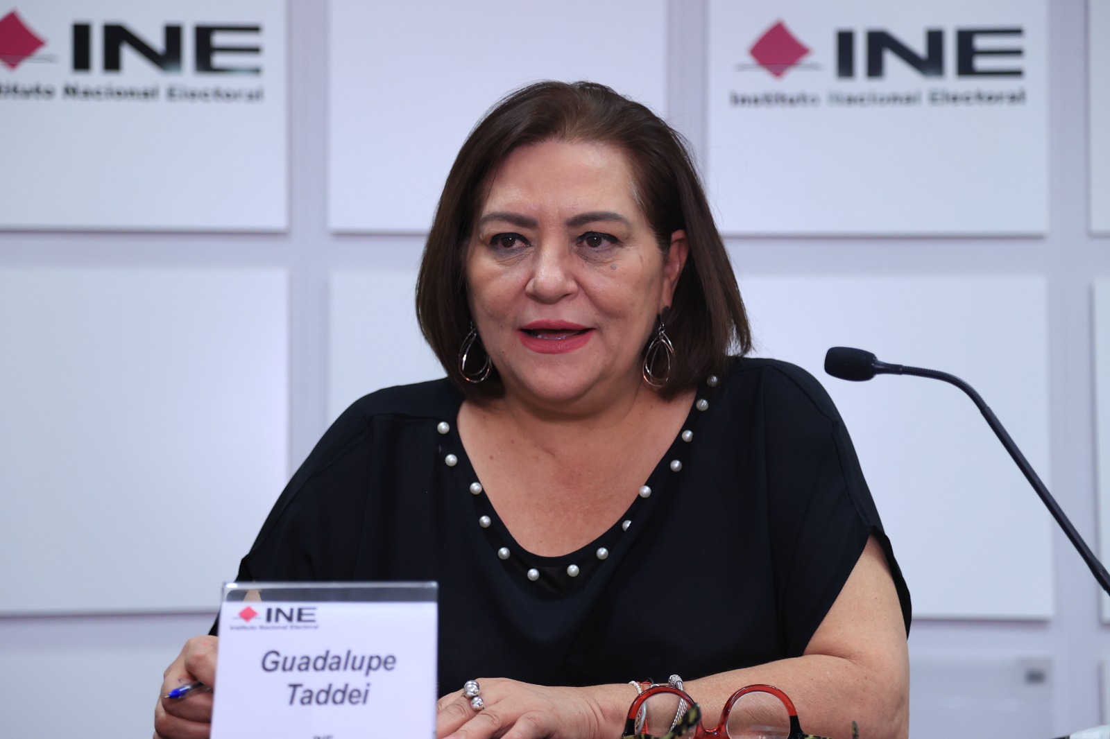 Conferencia de Prensa que ofreció el día de hoy la Consejera Presidenta Guadalupe  Taddei Zavala - Central Electoral