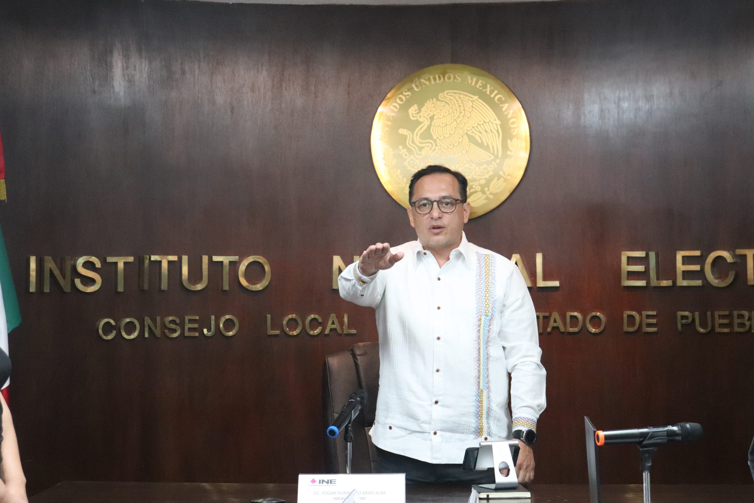 The Puebla community will receive guarantees for the free and accurate exercise of its political and electoral rights in 2024: Edgar Humberto Arias