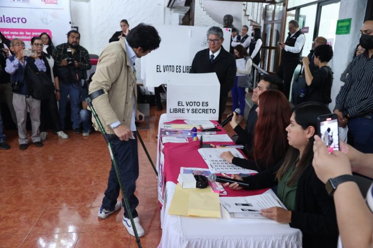 Simulacro para el ejercicio efectivo del voto de las personas con discapacidad y de la diversidad sexual.