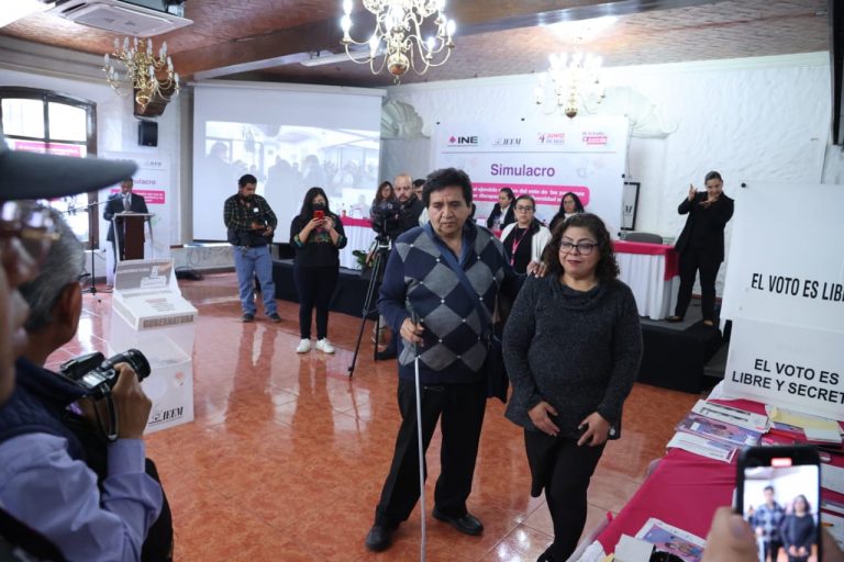 Simulacro para el ejercicio efectivo del voto de las personas con discapacidad y de la diversidad sexual.