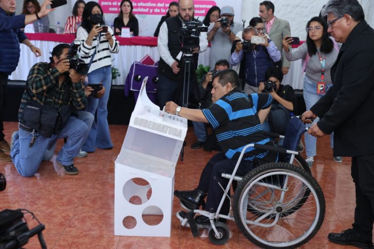 Simulacro para el ejercicio efectivo del voto de las personas con discapacidad y de la diversidad sexual.