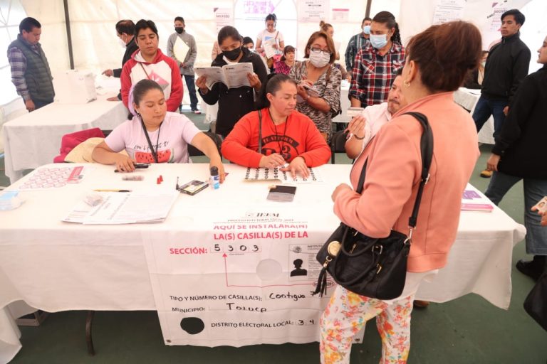 Votaciones Casilla, Coahuila y Estado de México.