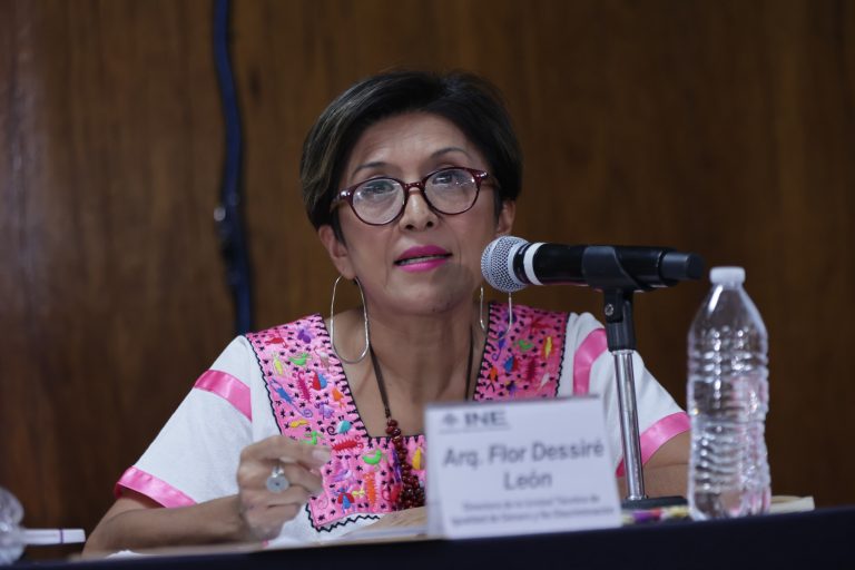 Flor Dessiré León Hernández, Directora de la Unidad Técnica de Igualdad de Género y No discriminación del INE.
