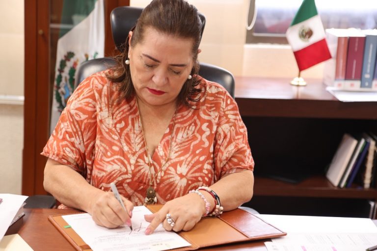 Guadalupe Taddei Zavala, Consejera Presidenta del INE en la Firma de convenio y colaboración INE-FISEL.