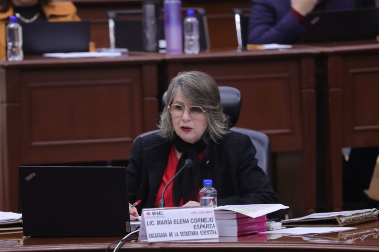 María Elena Cornejo, Encargada del despacho de la Secretaría Ejecutiva.