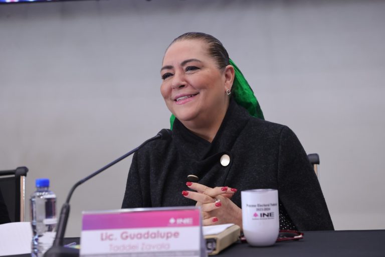 Guadalupe Taddei Zavala, Consejera Presidenta del INE.