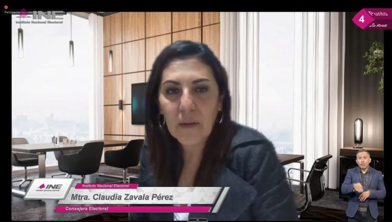 Claudia Zavala Pérez, Consejera Electoral.
