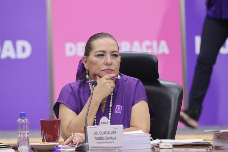 Guadalupe Taddei Zavala, Consejera Presidenta del INE.