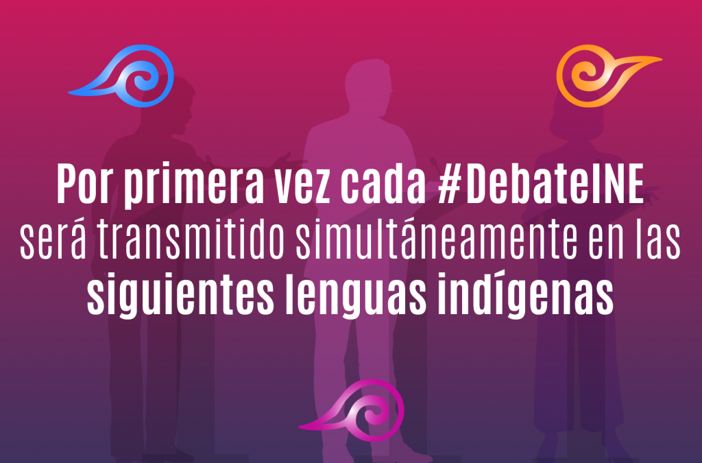 Invitación a seguir el primer debate presidencial en diferentes lenguas indigenas