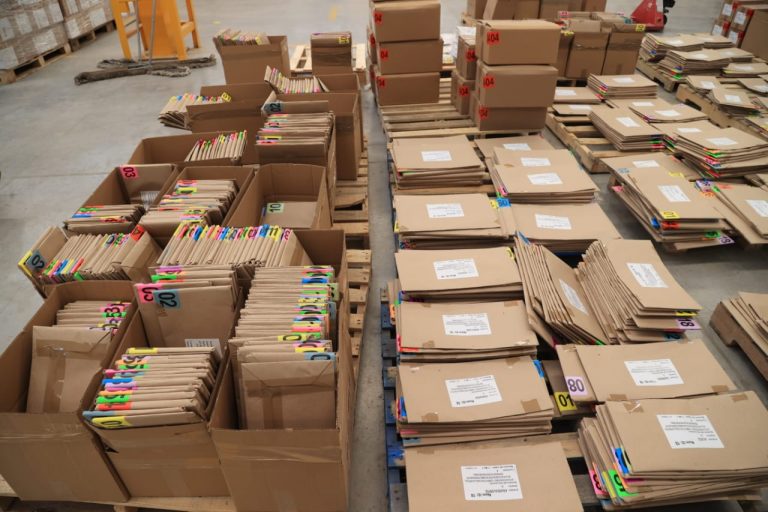 Inicio de la Distribución de la Documentación Electoral con Emblemas del PEF 2023-2024