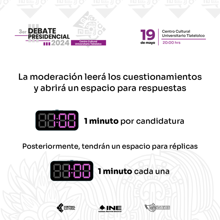 3 debate presidencial 2