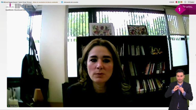 Dania Ravel Cuevas, Consejera Electoral.