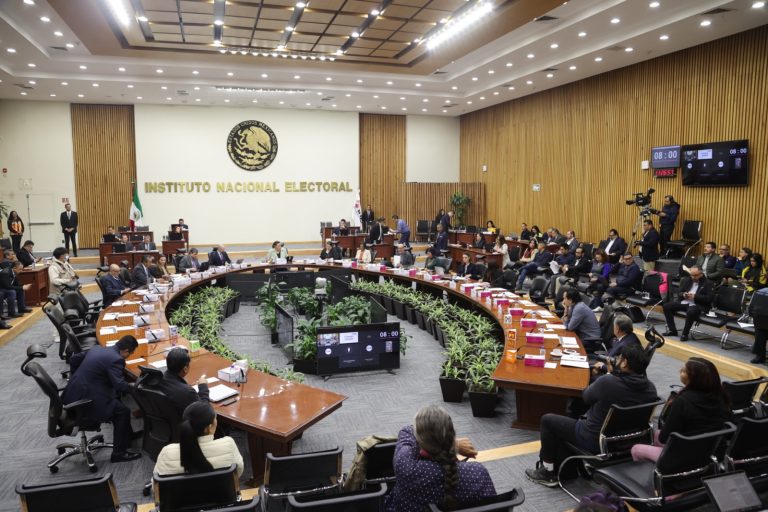 Sesión del Consejo General del INE