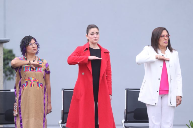 Ceremonia Cívica de Honores a la Bandera, con motivo del Inicio del Proceso Electoral Extraordinario del Poder Judicial de la Federación 2024-2025.