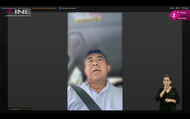 Consejero Electoral  Jorge Montaño