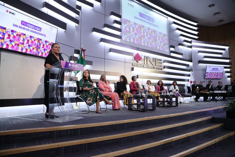 Mensaje de cierre del evento a cargo de la Consejera Presidenta del INE, Guadalupe Taddei Zavala.
