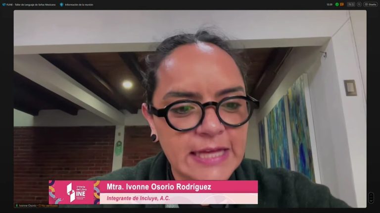 Ivonne Osorio Rodríguez, Integrante de Incluye, A. C.
